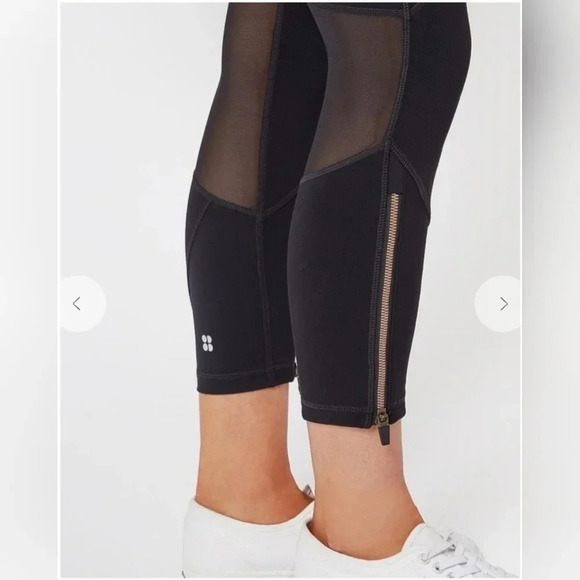 Sweaty Betty Zipped Up 7/8 Textured Leggings XSmall - Picture 4 of 15